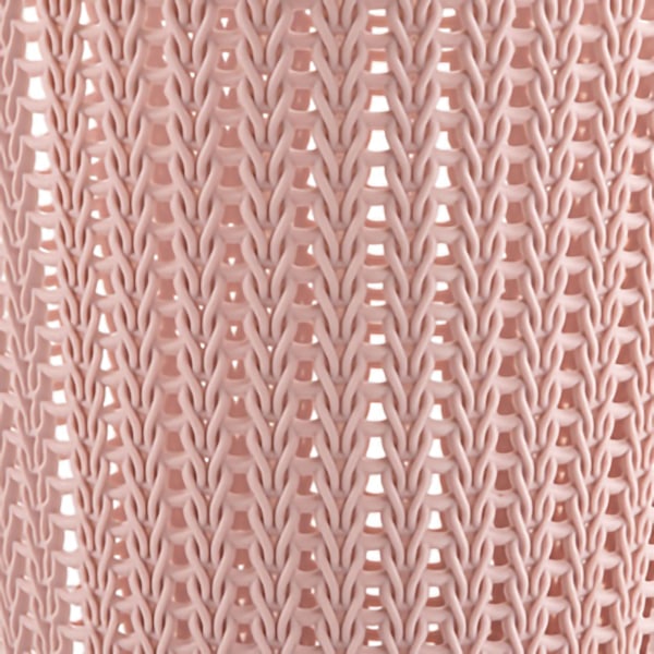 Rund Rosa Papperskorg, Ventilerad Mesh Stilren Design för Enkel Avfallshantering i Olika Utrymmen (Stor)