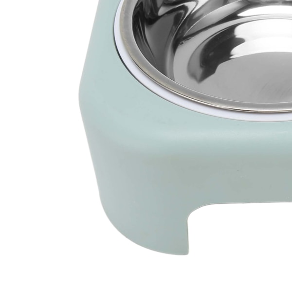 Skrå Hundefoder Skål Aftagelig Ergonomisk 8 Graders Tiltet Vinkel Rustfrit Stål Katteskål Til Dyrefoder