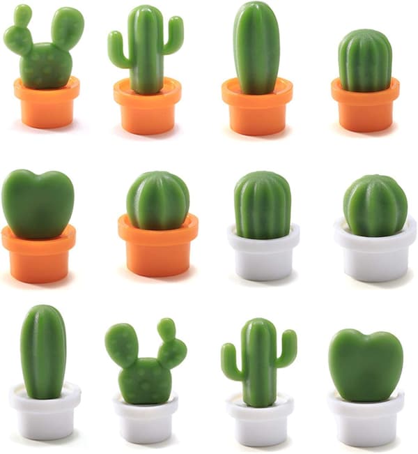 12 stk Køleskabsmagneter, Søde Sukkulente Planter Køleskabsmagneter, Deko