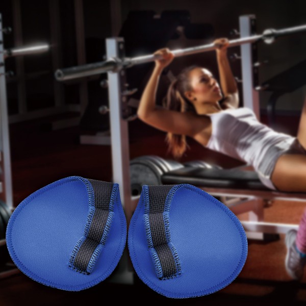 Träningsgrepp Pads Viktlyftning Träningshandskar Fitness Sport Kroppsbyggnad Gymnastik Grepp Gym Handflata Handledsskydd Handskar