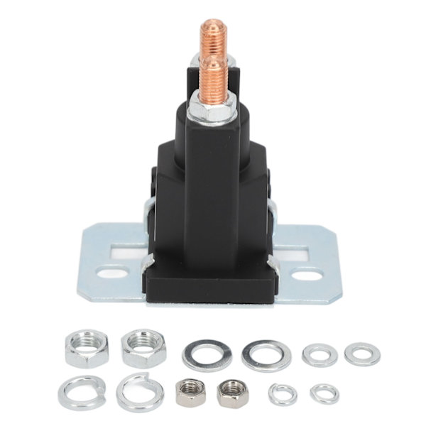 200A Starter Relæ Solenoid ABS Messing Terminal Post Type Starter Solenoid til Plæneklippere Gaffeltrucks 12V