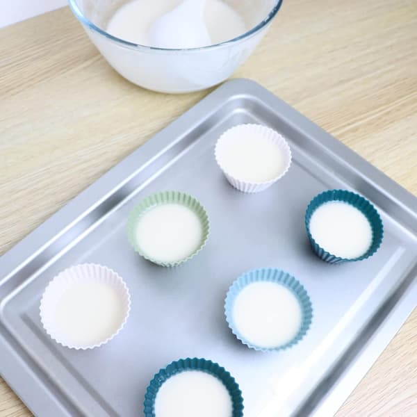 Pakke med 24 genanvendelige silikone bageforme, muffinforme cupcake