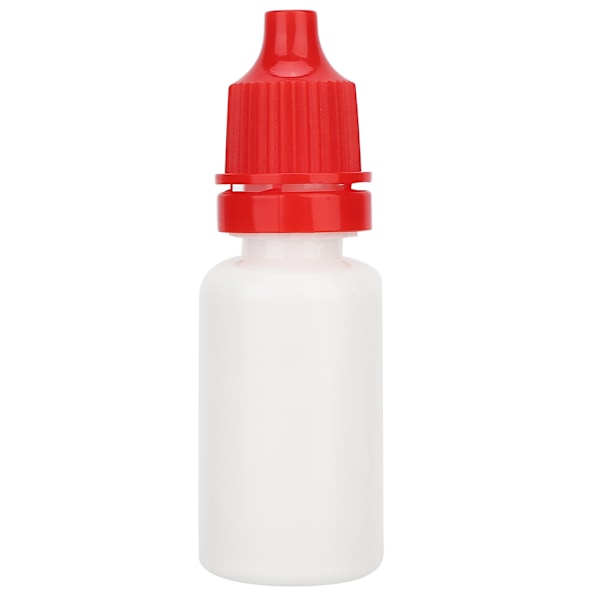 50 st 10 ml Plastflaskor Tomma Pressbara Flaskor Ögonvätskedroppbehållare Droppröret Rött