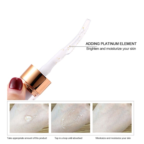 Profesjonell 24k Gull Elixir Ansiktsmakeup Primer Ansiktsfoundation Base Væske