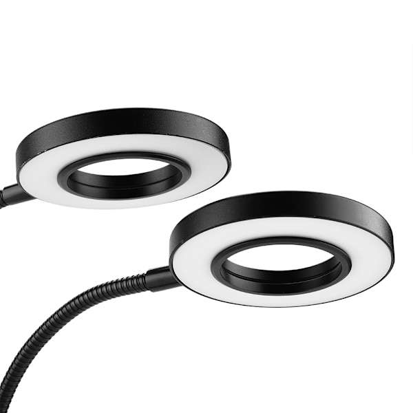 USB LED Kasvilampun Kasvatusvalo Kaksoispää Dimmable Clip Kasvilampun