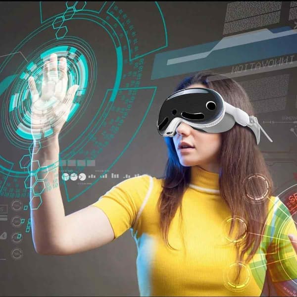 Gäller Apple Vision Pro skyddsfodral MR huvudmonterad utrustning Vision Pro finhålsskydd grey