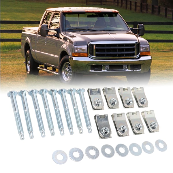 Monteringsskruer for lastebilkasse i rustfritt stål 924‑311 Erstatning for Ford F‑450 F‑550 Super Duty