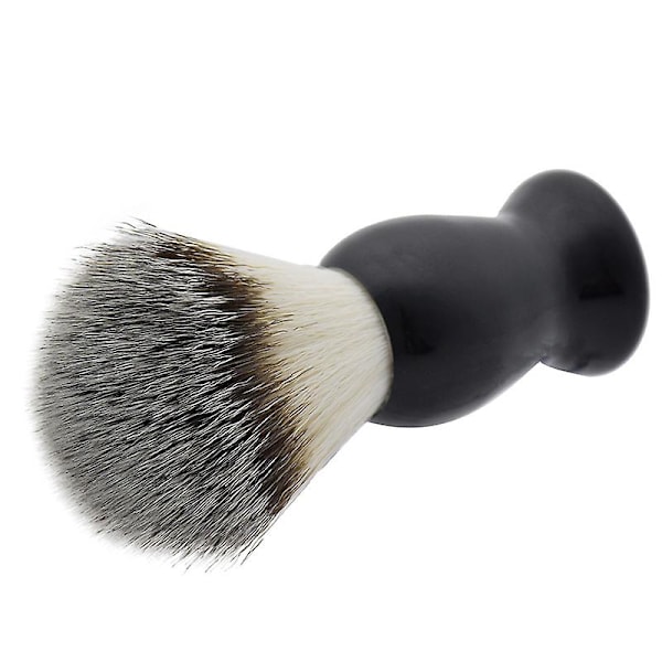 Rakborstset, Bekvämt handtag ger oöverträffat grepp, Syntetiskt grävlingshår för rikt lödder, Exfolierar huden, Ergonomisk design, Massivt trä