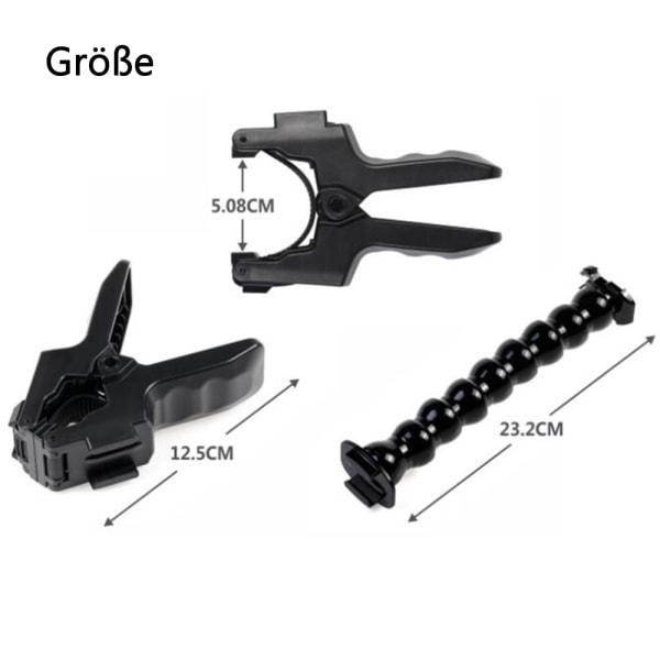 360 Degree Rotating Backpack Mount Holder Compatible with GoPro