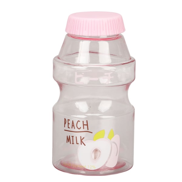 Vattenflaska Tecknad Innovativ BPA-fri Återanvändbar Transparent Juiceflaska för Utomhussporter Resor 16oz/480ml