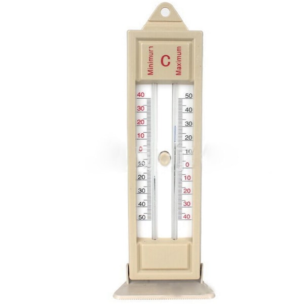 Mångsidig Växthustermometer, Digital Max Min Termometer Klassisk Design för Inom- och Utomhusbruk, Registrerar Höga och Låga Fluktuationer med Väggfäste