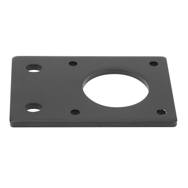 42 Stepper Motor Mount Flat Bracket Aluminium Alloy Monterings Plate for 3D Printer Svart