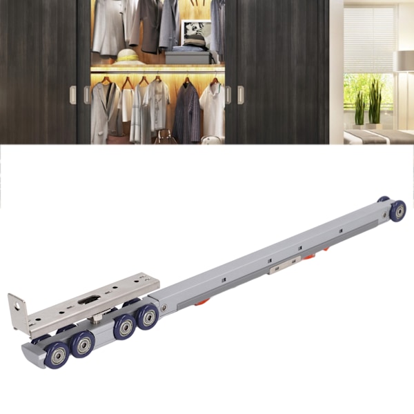 Løftevogn med 8 Hjul, 80KG Leje, 2-Vejs Vogn Rullemontering Hardware til DIY Projekter