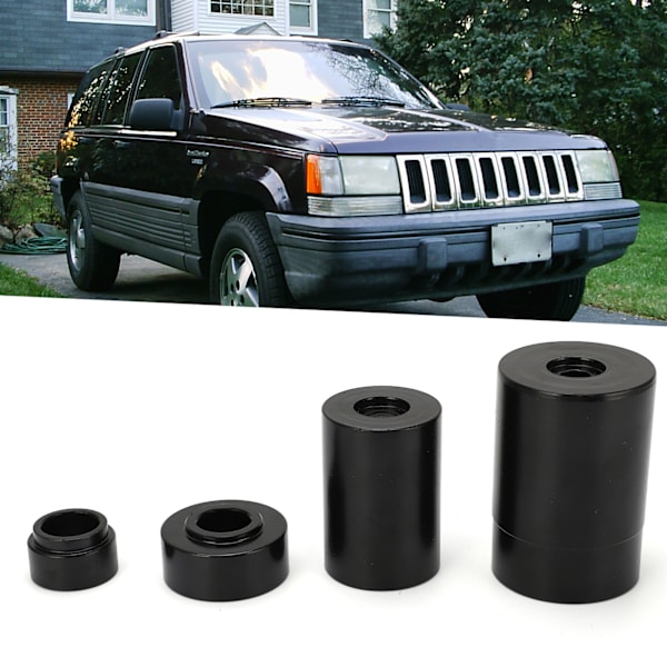 4-pack Kulledspress-tjänstadapter Tungt utförande Kolstål Ersättning för Grand Cherokee 1993‑nyare