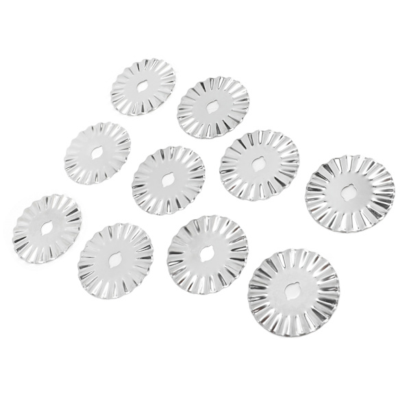 10 st 45 mm Skärblad Professionella Effektiva Metallskärblad Ersättning för Konst Hantverk Quilting Scrapbooking Sömnad