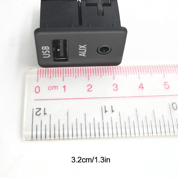 3,5 mm 1 meter forlengelseskabel USB AUX Stereo Hunn til 2 RCA Hann for Bil Båt Motorsykkel