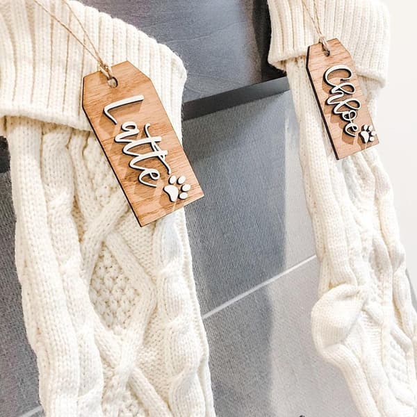 Julstrumpor, 2-pack kabelstickade stora strumpor, presenter och dekorationer