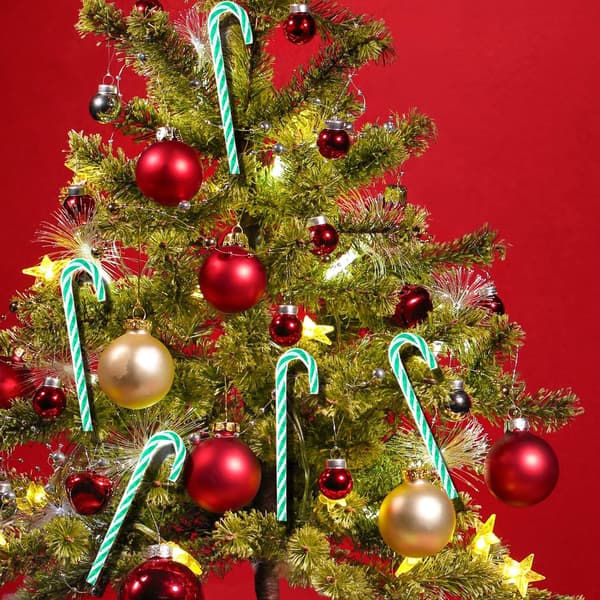 24 stk. julegodteri-stokk ornamenter