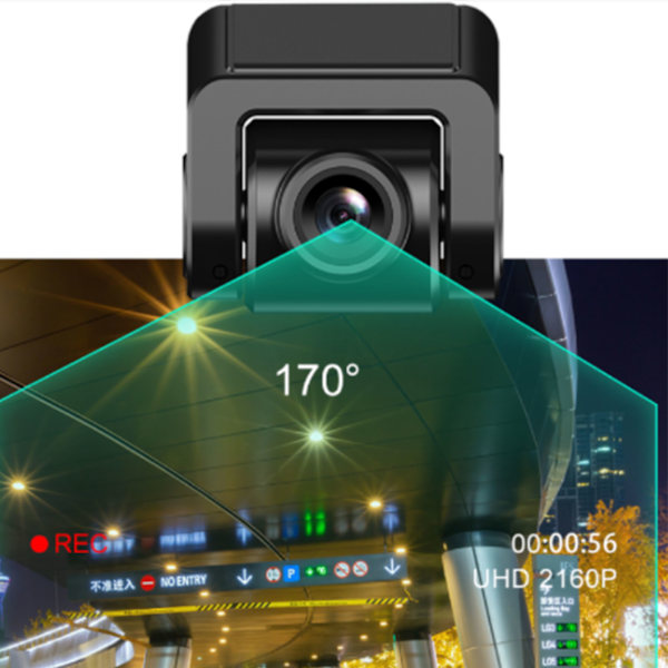 10,1 tum Spegel Dash Cam HD 4K IPS Full Touch Screen 170° Vidvinkel Dubbla Linser med Carplay Funktion för Bil