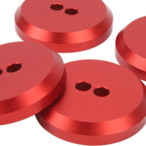 4 kpl Jack Pad -sovittimet Alumiinista Lattiajakin Sovittimet Chevy Corvette C5 C6 C7 C8 Punaiset