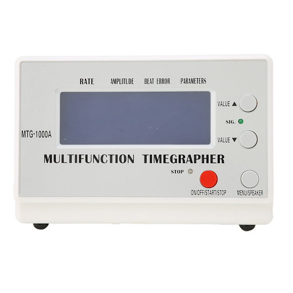 Profesjonell Timegrapher Multifunksjonell Presis Urverkdetektor med LCD-skjerm 100‑240VEU-plugg