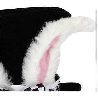 Påskehare ørehatt unisex hatt hodeplagg kaninhatt hodeplagg utkledning svart
