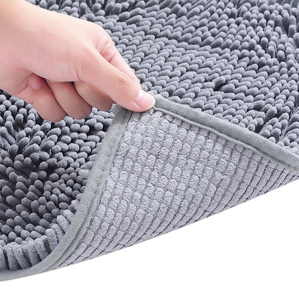 2-pack Chenille Halkskyddande Vattenabsorberande Halkskyddande Matta Badrum Vardagsrum