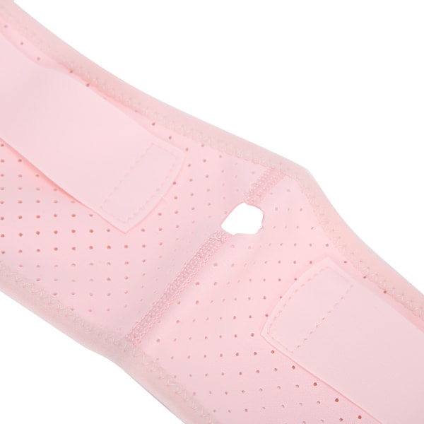Elastiskt ansiktsformande bantningsbandage Andningsbart ansiktsstramande lyftband (Rosa)
