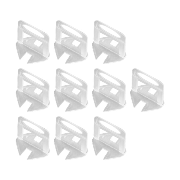 300 stk. Fliseudjævnings System Kit Spacers Installationsværktøj til Vægge og Gulve 1,0 mm Transparent Base