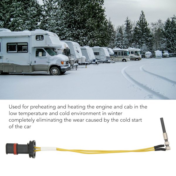 Bilparkeringsvarmer Gløderør 91370B 42‑55W Elektrisk Parkvarme Del Udskiftning til Webasto Air Top 3500 5000 12V