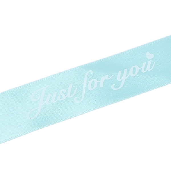 Satinband 1 tum bredd 45 yards för DIY-gåvopaket, blomsterinslag, bröllop, festdekoration, håraccessoarer, blå