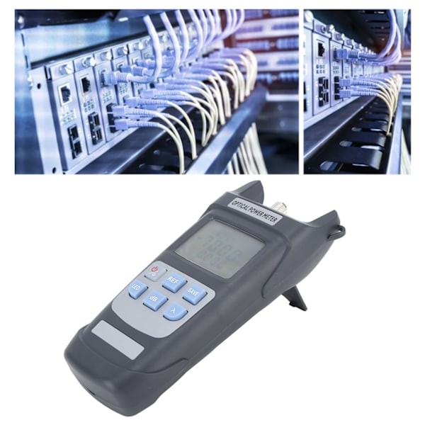 Optical Power Meter Optic Fiber Attenuation Tester with LED Lamp ‑70‑10dbm 10 Wavelengths