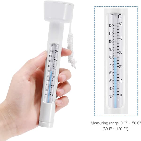 Flydende pooltermometer 2 stk. flydende pooltermometer med