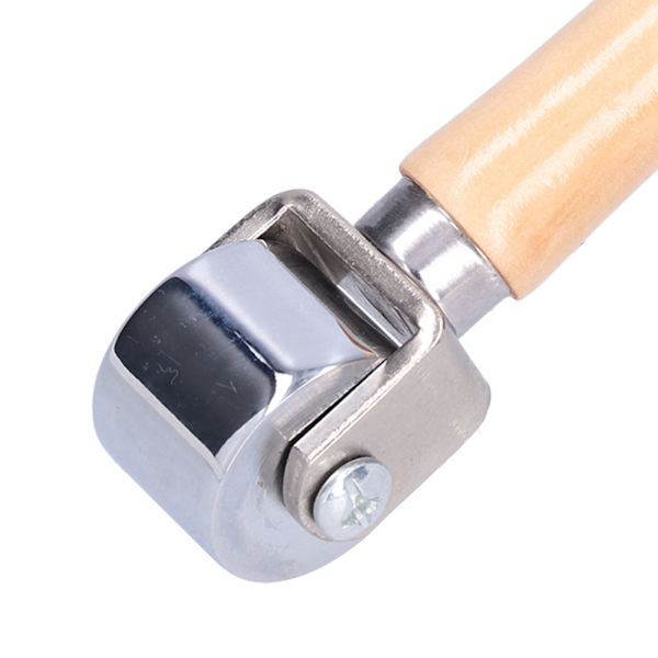 Painonreunaroller Nahkatyöskentelyyn Puukahvalla Turkisleimaus Liiman Laminationiin DIY 26mm