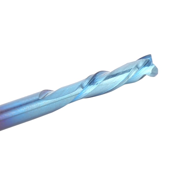 5 st Fräsverktyg 2-skärig Wolframstålnano-blå beläggning CNC-verktyg 3.175x15x45mm