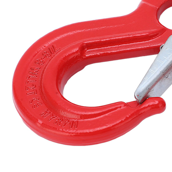 Slip Hook Eye Sling Heavy Duty 2T Bærende Trailer Løftekædeforbindelse med 2 Ringspænder