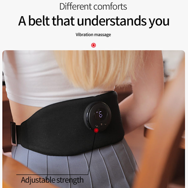 EMS Slimming Bælte Abdomen Stimulator Talje Træner Vægttab Træningsbælte