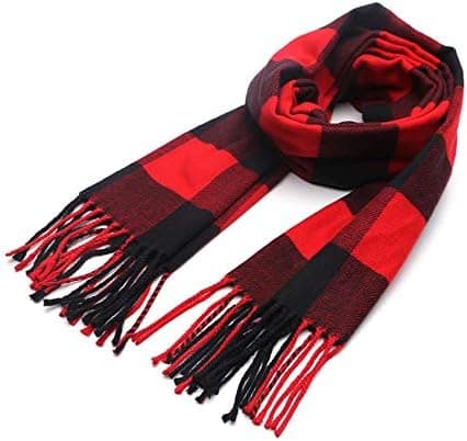 Halstørklæde til mænd kvinder cashmere halstørklæde plaid vinterhalstørklæde efterår blødeste klassisk varm