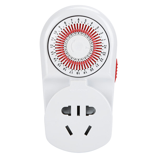 ZYT22 ABS Akvarium 24 Timers Mekanisk Timer Fiskedam Tidtakerbryter Tilbehør AU Plugg 220V