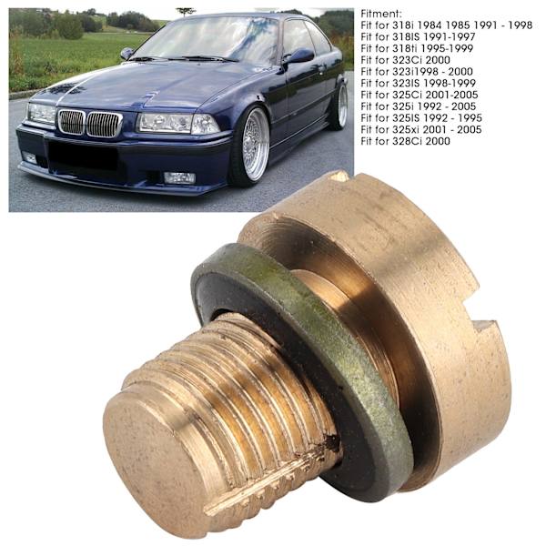 Kjølemiddelutvidelsesbeholder Bleder Skrue Messing Tilbehør 17111712788 Passer for E36/E39/E46