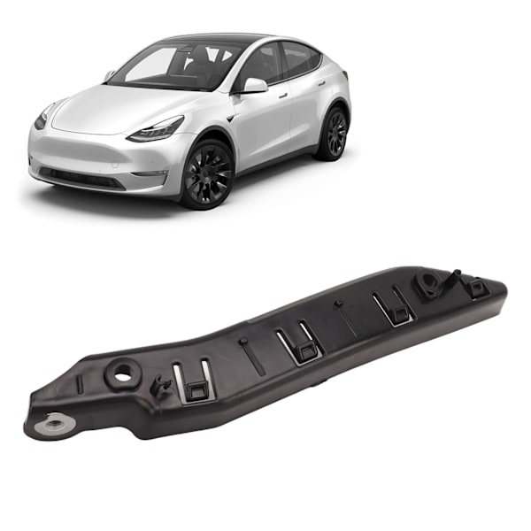 Framfångarskyddsstödbrakett Stöd Skydd Stilren Stödbrakett för Montering av Stötfångare Ersättning för Tesla Model Y Höger 1493770 00 B