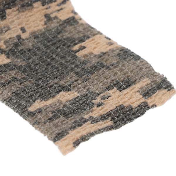 10 st Multifunktionella Självhäftande Bandage Rullar Engångs Elastisk Bandage Wrap Anti Vibration Anti Skid Tattoo Grepp Tejp ACU Kamouflage