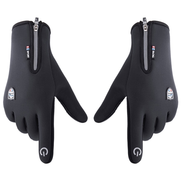 Varme handsker med berøringsskærm til vinter til cykling， Premium termisk vind