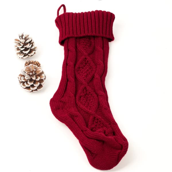 Julstrumpor Godisväskor Present Eldstad Julgran Strumpa Ornament (1-pack) Style 1