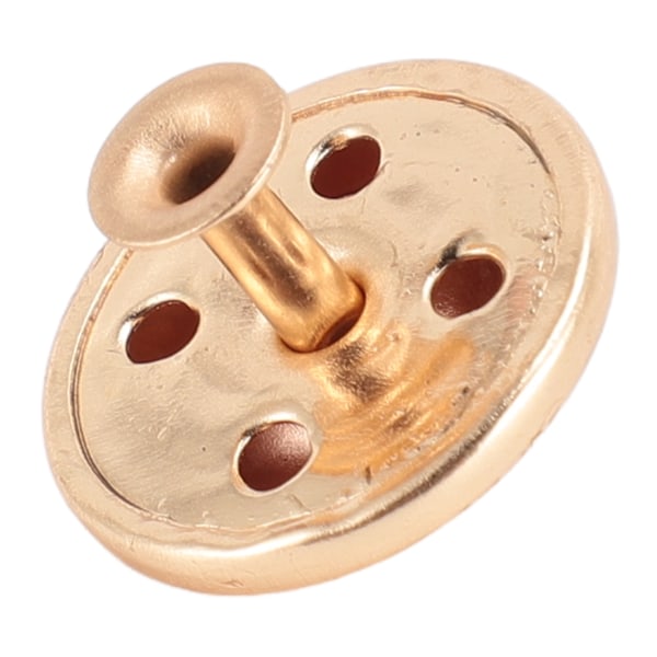 100 Set Svampar Nitar Dubbar 22mm DIY Järn Kon Spikar och Dubbar Svamp Topp Huvud Nit Dubb för Reparation av Väskor Skor Guld