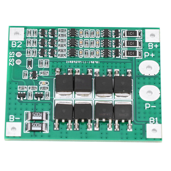 3S 12V 25A Li-jon 18650 Litiumbatteri Skyddskrets BMS PCB Kortslutningsskydd