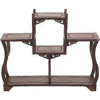 Retro Liten Vase Display Stand Vase Stativ Figurin Display Base Riser i Tre