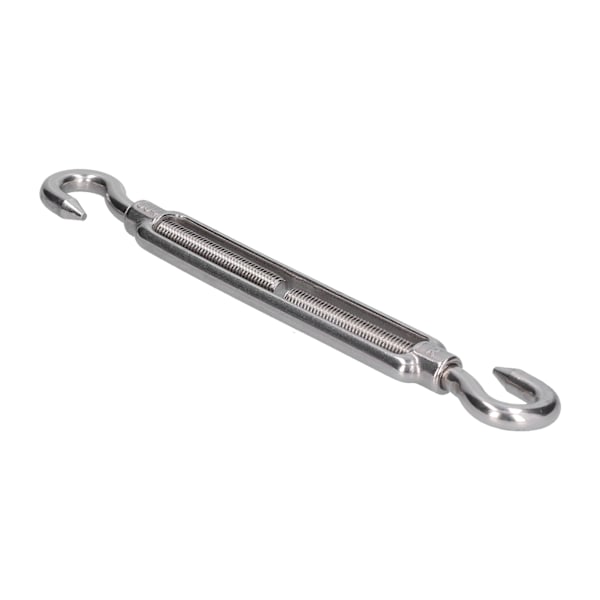 5 stk. Strammeskruer med krok og krok, Wire Rope Tension, 304 rustfritt stål, Skygge Seil Hardware M6