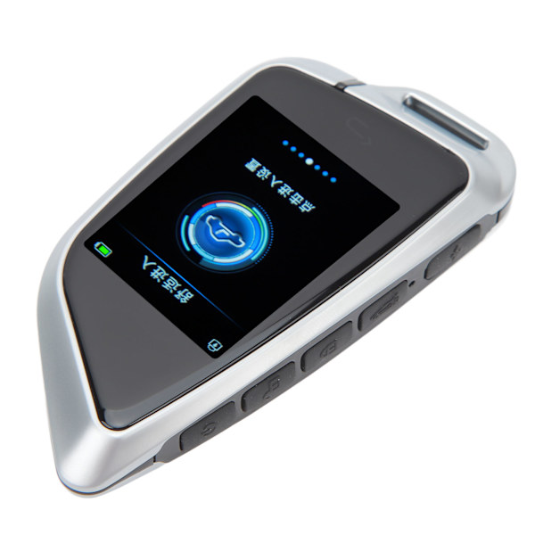 Smart Fjernbetjening Bilnøgle LCD Skærm Anti-Tabt Bluetooth 5.0 Nøglefri Adgang Auto Lås Nøgle Fob til One Click Start Bil