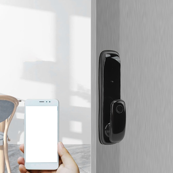 Smartlås med ansiktsigenkänning, fullständigt automatiserad fingeravtrycksinmatning Dörrlås med knappsats